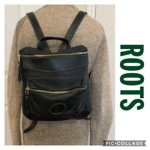 ROOTS Village Backpack Tribe Leather Medium